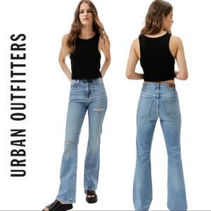 NEW Urban Outfitters UO BDG High-Waisted Comfort Stretch Flare Jeans 33